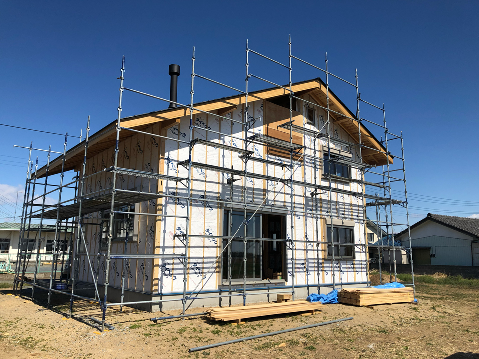 大きな吹き抜けの家