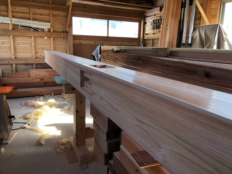 大きな吹き抜けの家