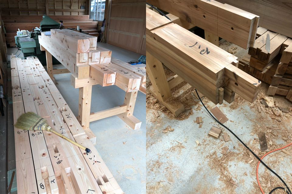 大きな吹き抜けの家