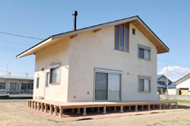 大きな吹き抜けの家